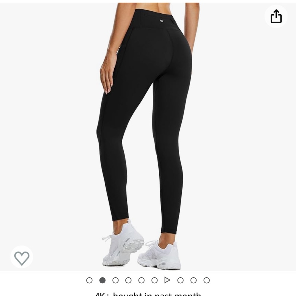 Baleaf Women’s fleece leggings size M, Black